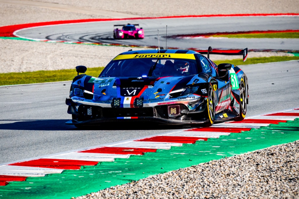 Conrad Laursen tæt på podiet i Barcelona
(Foto: AF Corse)